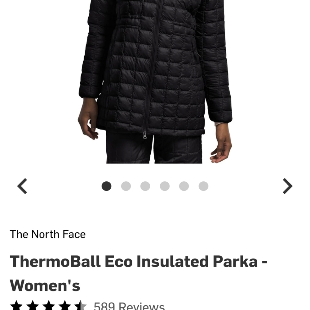 The North Face Black Quilted Hooded Coat - Picture 11 of 11